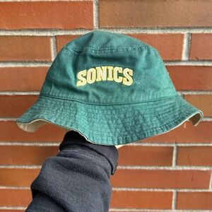 Vintage Seattle Sonics Reversible T-Mobile Bucket Hat